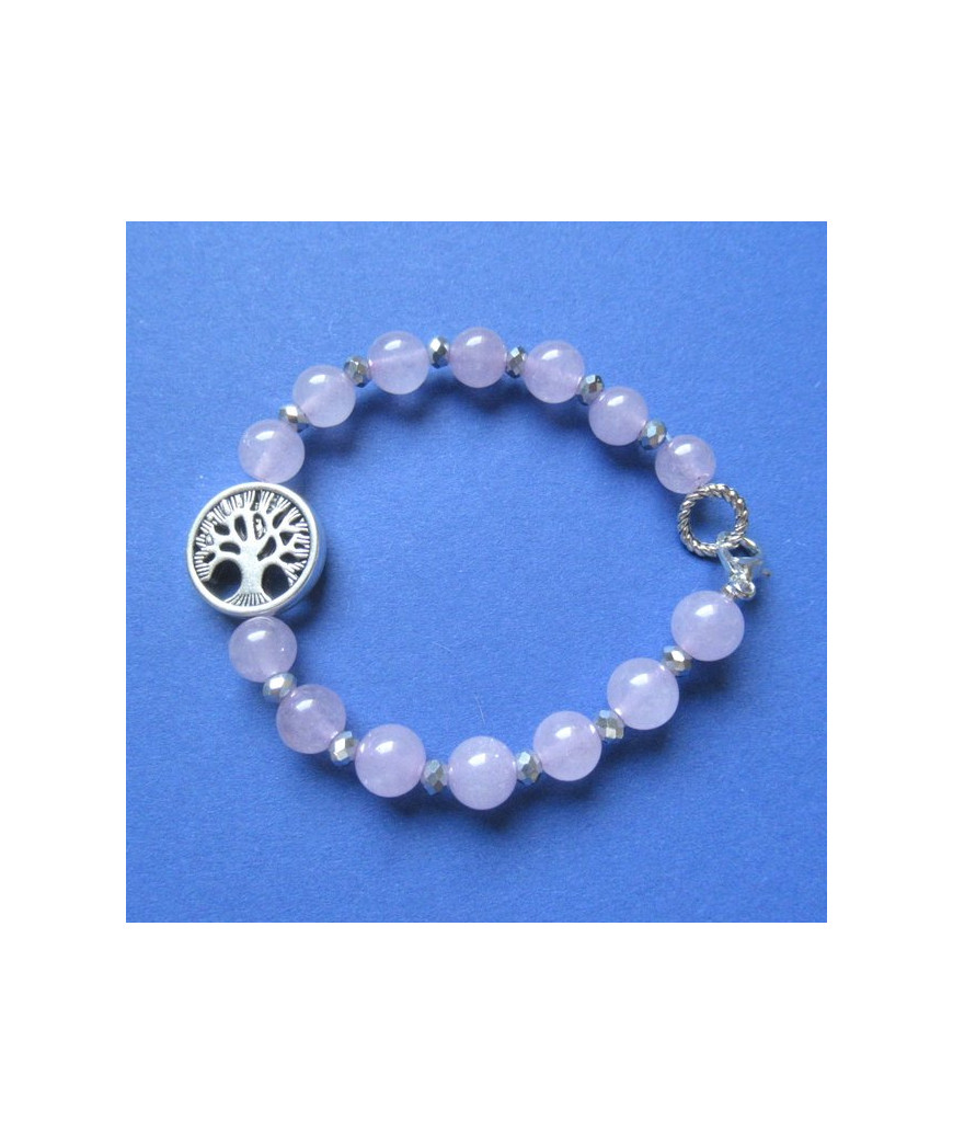 Bracelet Arbre de Vie en Kunzite