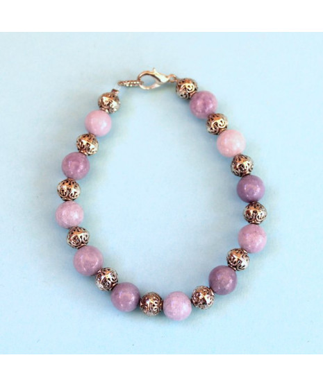Bracelet en Kunzite