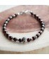 Bracelet Bouddha en Grenat