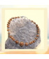 Bracelet en pierre de bois fossilisé