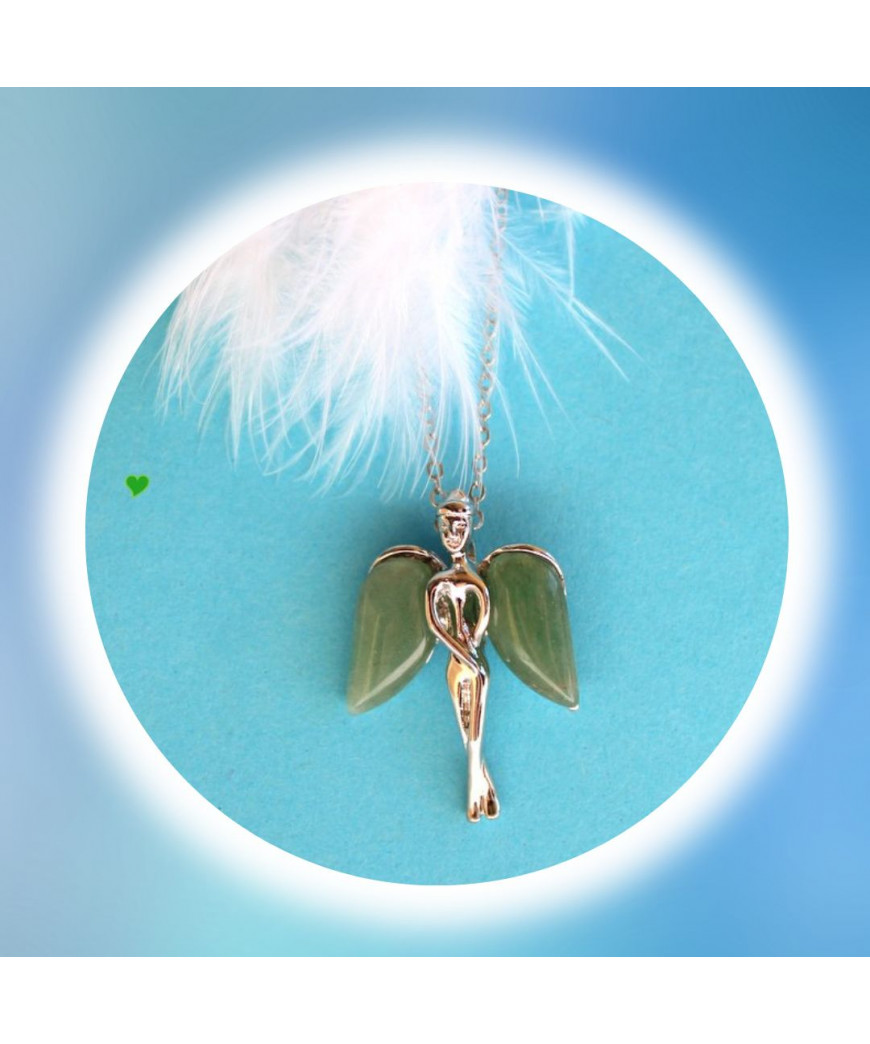 Pendentif Ange en Aventurine