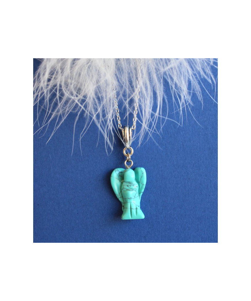 Pendentif Ange en Turquoise