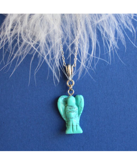 Pendentif Ange en Turquoise