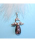 Pendentif Ange en Rhodonite