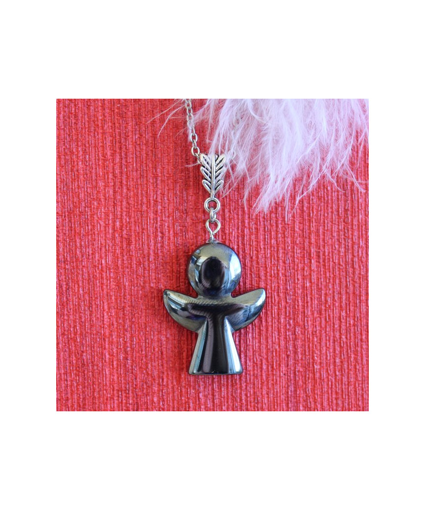 Pendentif Ange Hématite