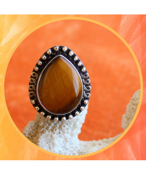 Bague en Œil de tigre