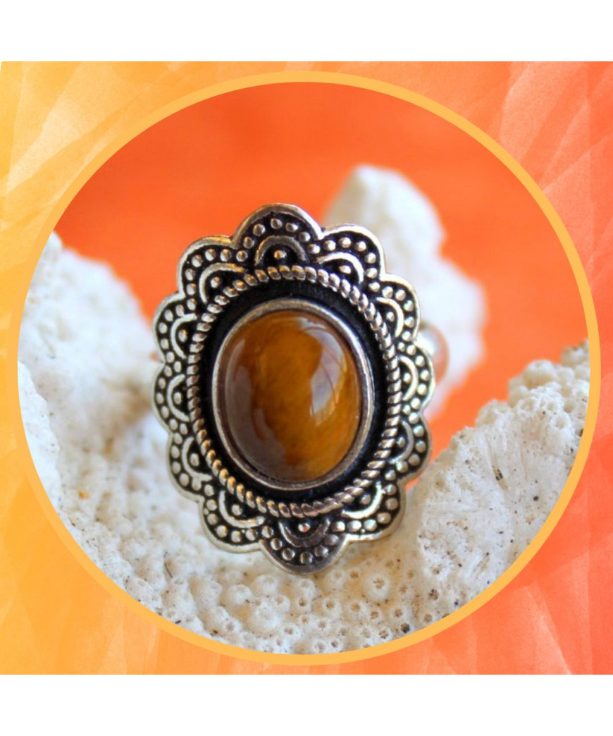 Bague en Œil de tigre