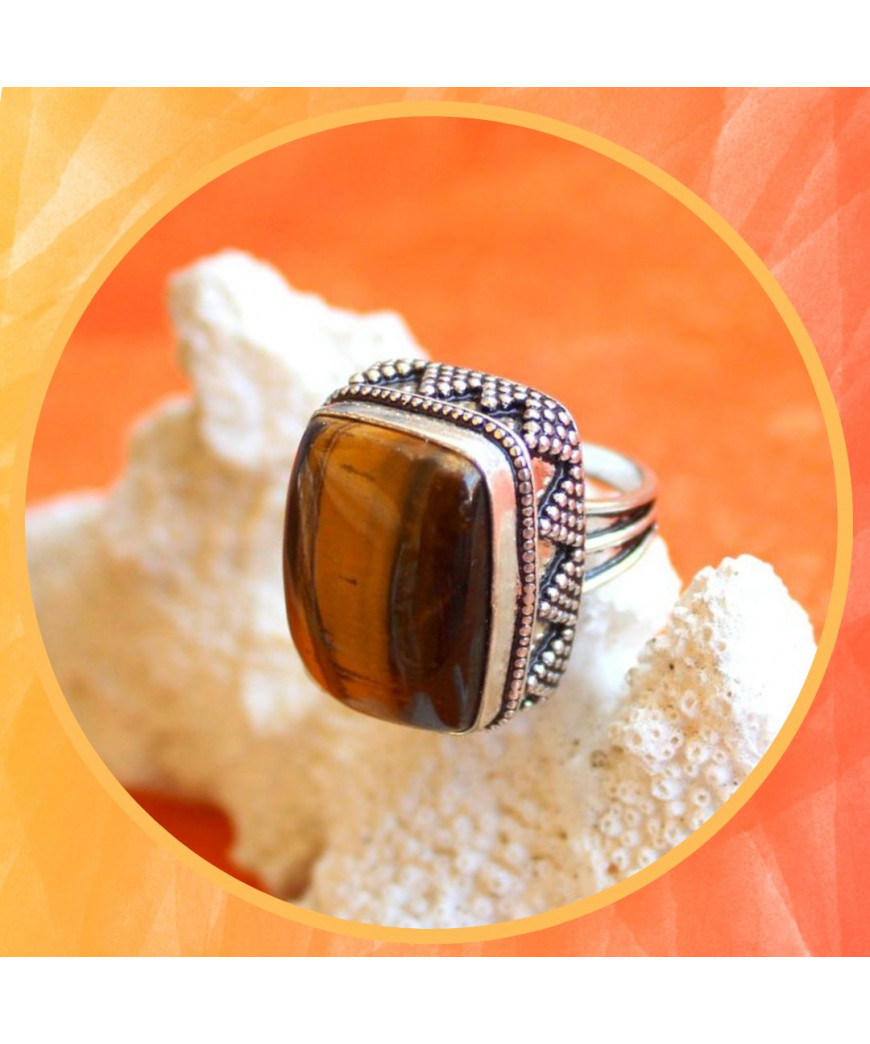 Bague en Œil de tigre