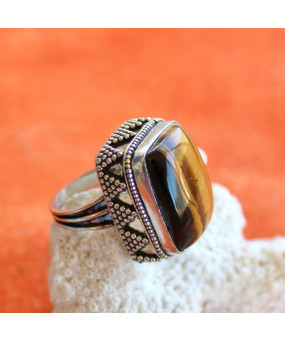 Bague en Œil de tigre