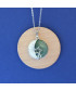 Pendentif Lune et étoiles en Aventurine