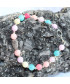 Bracelet multicolore en Morganite