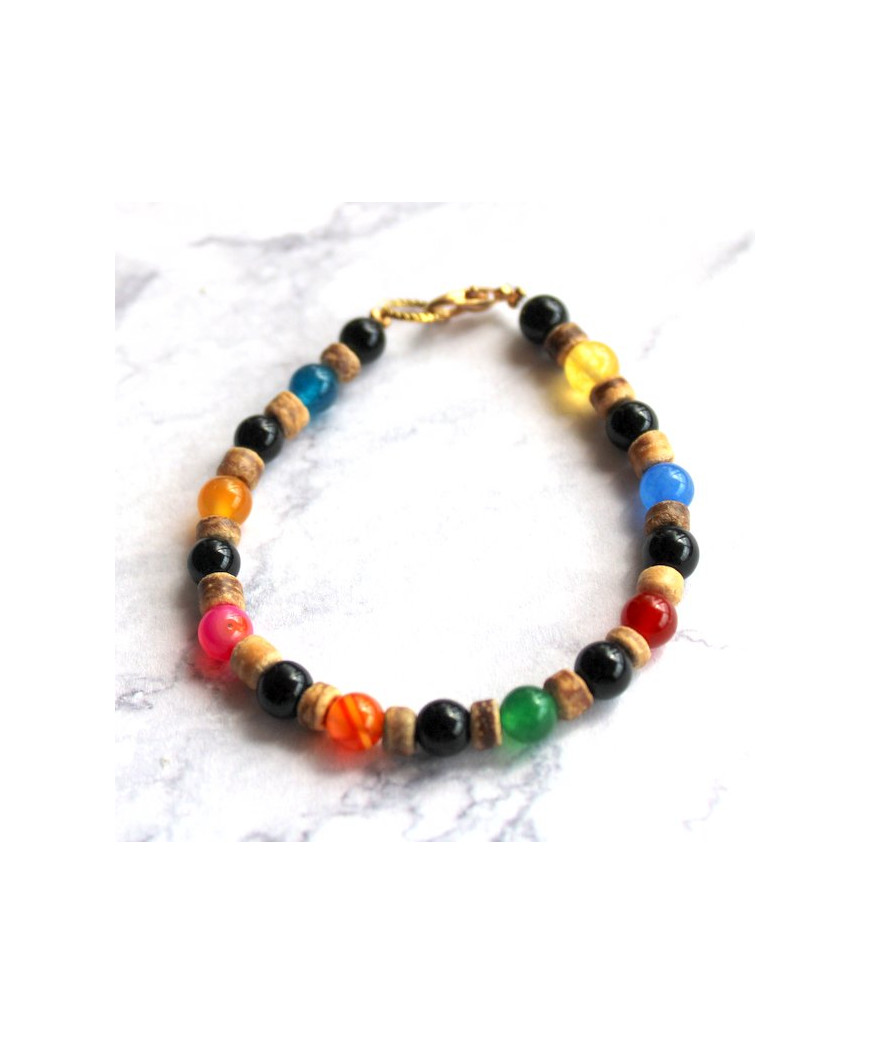 Bracelet multicolore