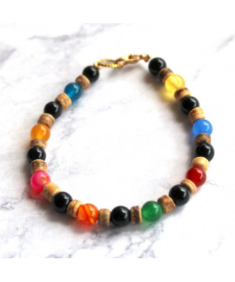 Bracelet multicolore