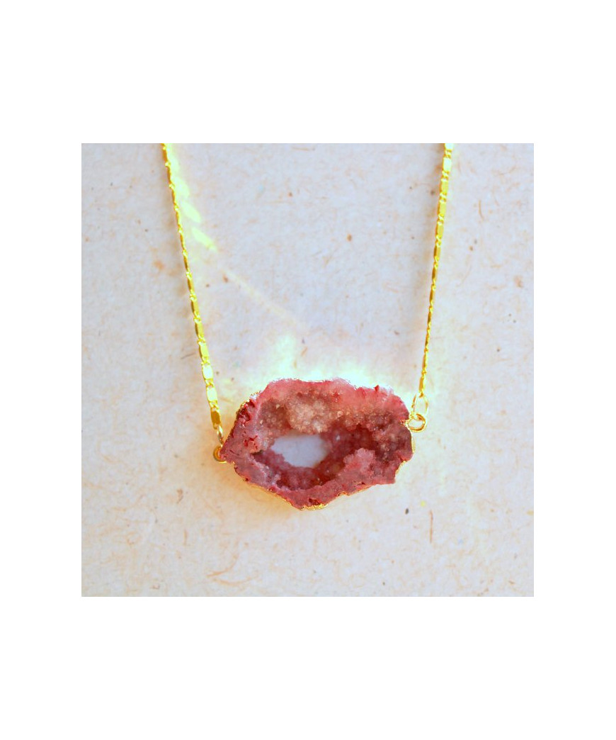 Pendentif en Quartz titane ou Titanium