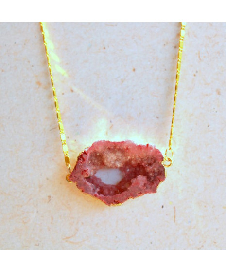 Pendentif en Quartz titane ou Titanium