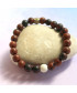 Bracelet Obsidienne acajou  et Howlite