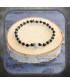 Bracelet Chat en Agate noire