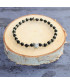 Bracelet Chat en Agate noire