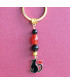 Porte-clefs Chat noir