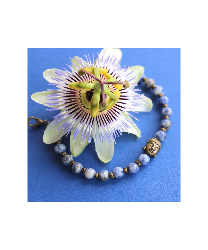 Bracelet Bouddha en Sodalite