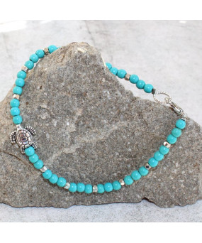Bracelet Tortue en Turquoise