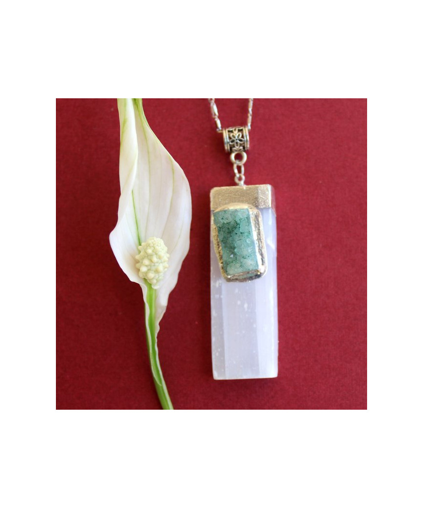 Pendentif Sélénite